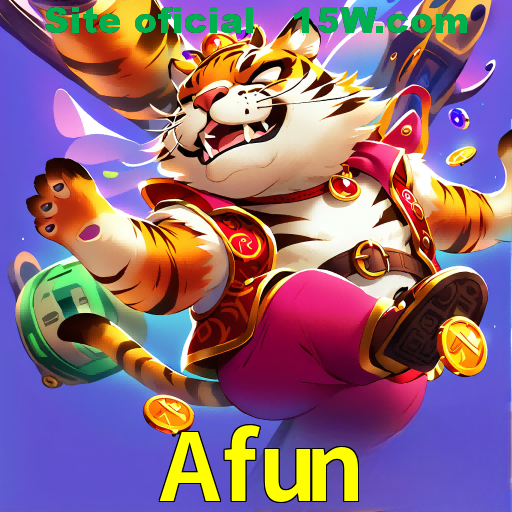 Imagem promocional da Afun mostrando a plataforma e suas vantagens